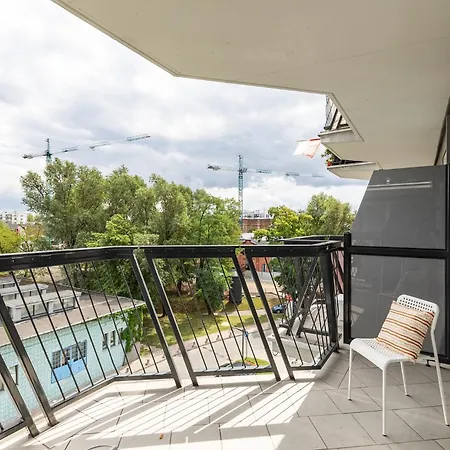 Апартаменты Superapart Minska Apt91 - Stylowe Wnetrza Z Balkonem Варшава